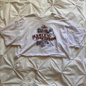 Harley Davidson crop top